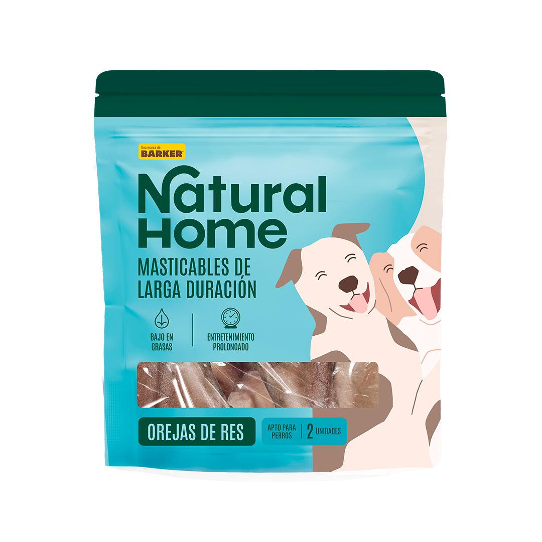Natural Home Masticables Orejas de Res (2 uni)