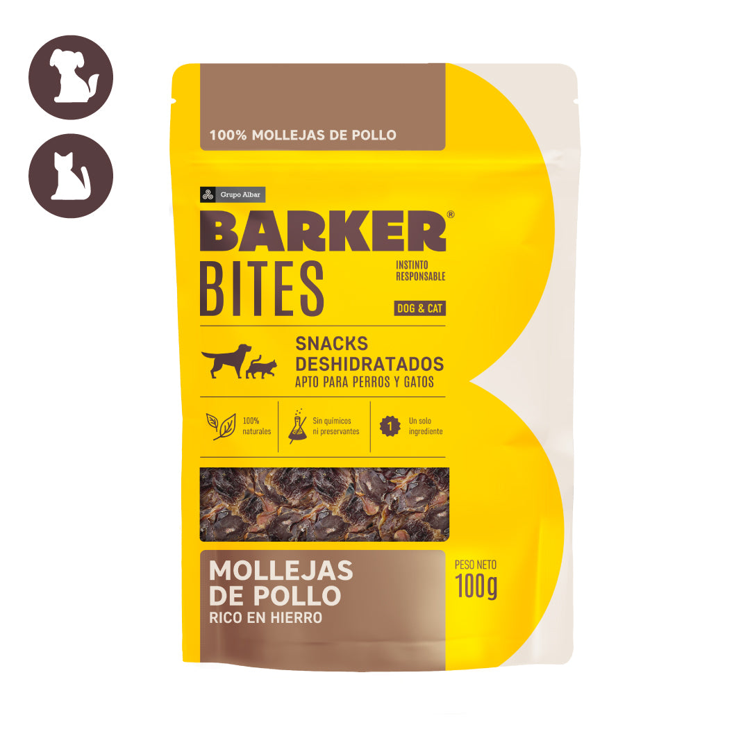 Barker Bites Mollejas de Pollo (100g)
